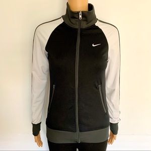 SOLD Nike Black and White Track Jacket